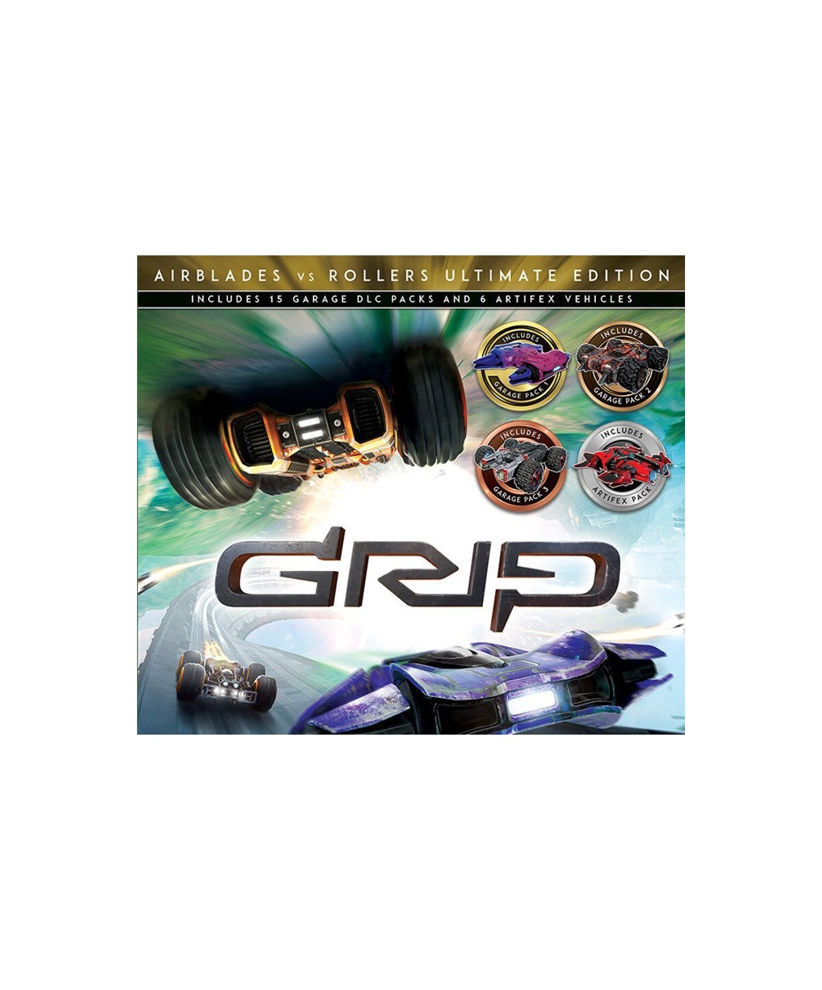 GRIP: Combat Racing Airblades vs Rollers Ultimate Edition Steam Key EUROPE